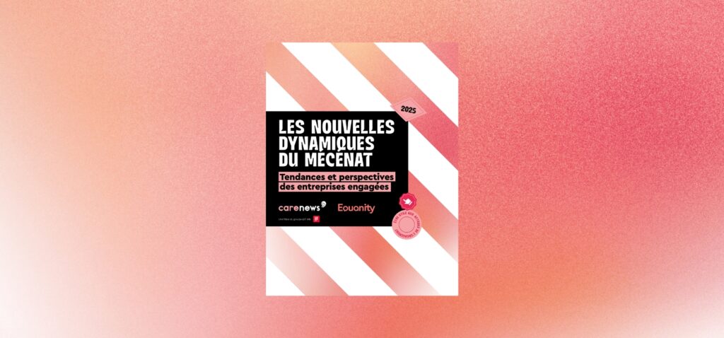 Couverture de l'étude : les nouvelles dynamiques du mécénat par Equanity
